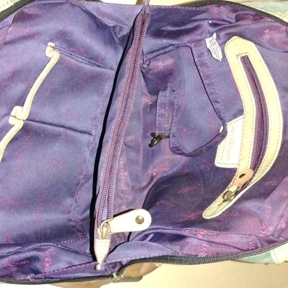 Anuschka Hand-Painted Multicolor Tote Bag - Picture 7 of 7